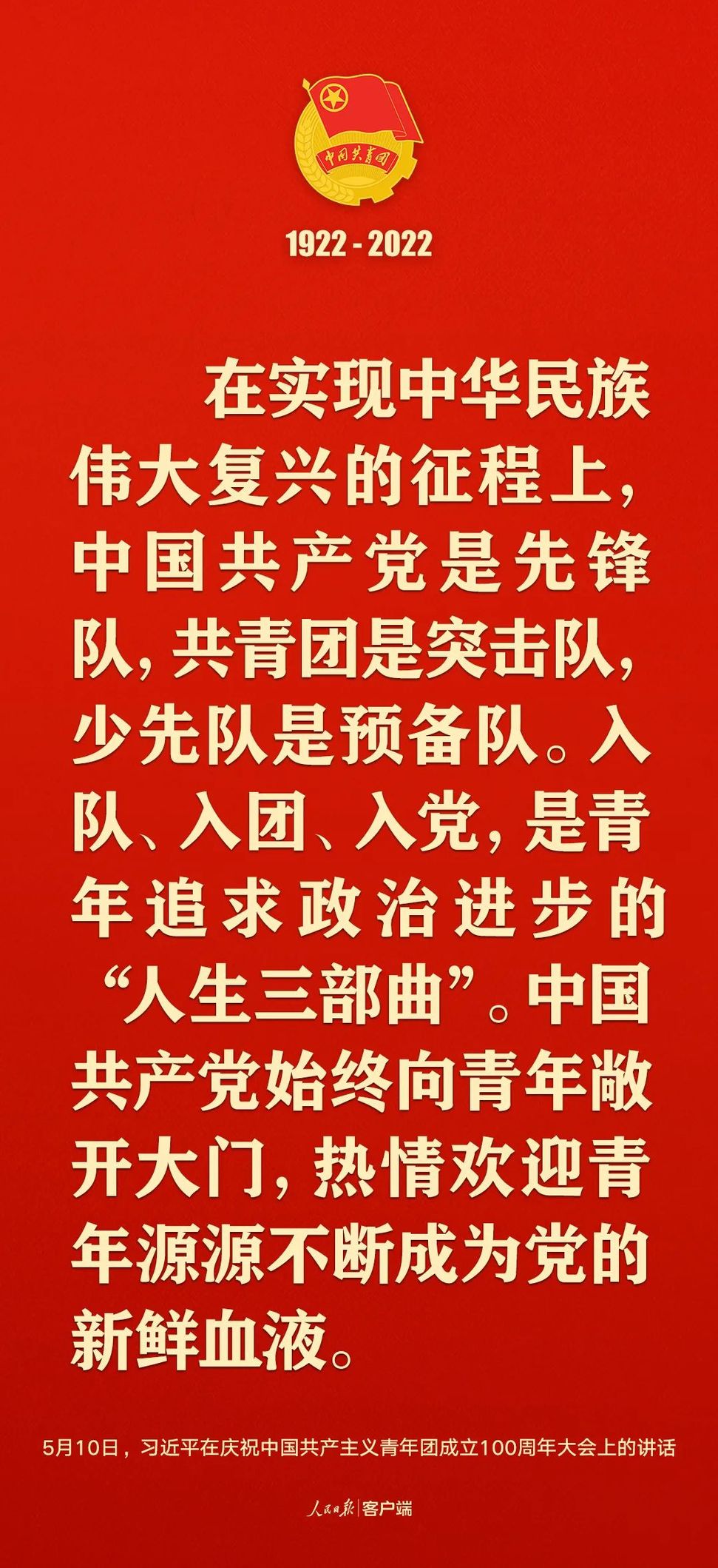 習近平：黨和國家的希望寄托在青年身上！