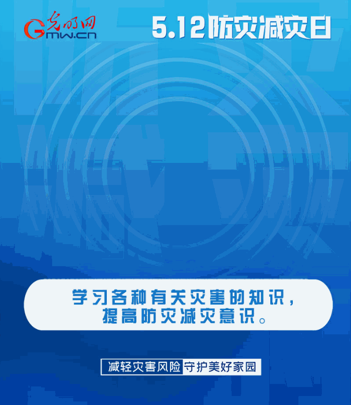 【動(dòng)態(tài)海報(bào)】減輕災(zāi)害風(fēng)險(xiǎn)，從這10個(gè)字開始