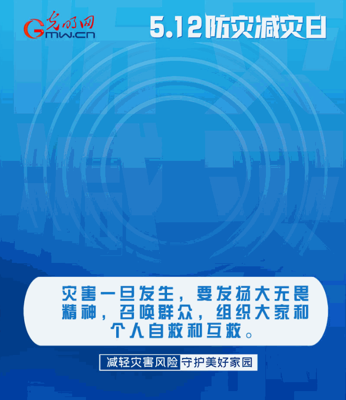 【動(dòng)態(tài)海報(bào)】減輕災(zāi)害風(fēng)險(xiǎn)，從這10個(gè)字開始