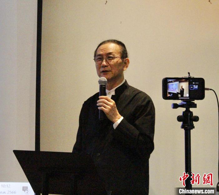 泰國泰中商務委員會主席邱威功致辭。<a target='_blank' href='/' _fcksavedurl='/'><p  align=