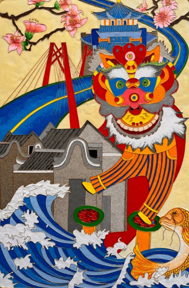 中小學(xué)生創(chuàng)新創(chuàng)意設(shè)計(jì)成果首次登上文博會(huì)。參展觀眾供圖